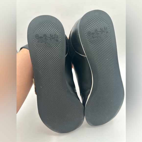 Coach Rebecca Varsity Nap/suede Black/leopard, athletic, sneaker, retro , track - Picture 14 of 14